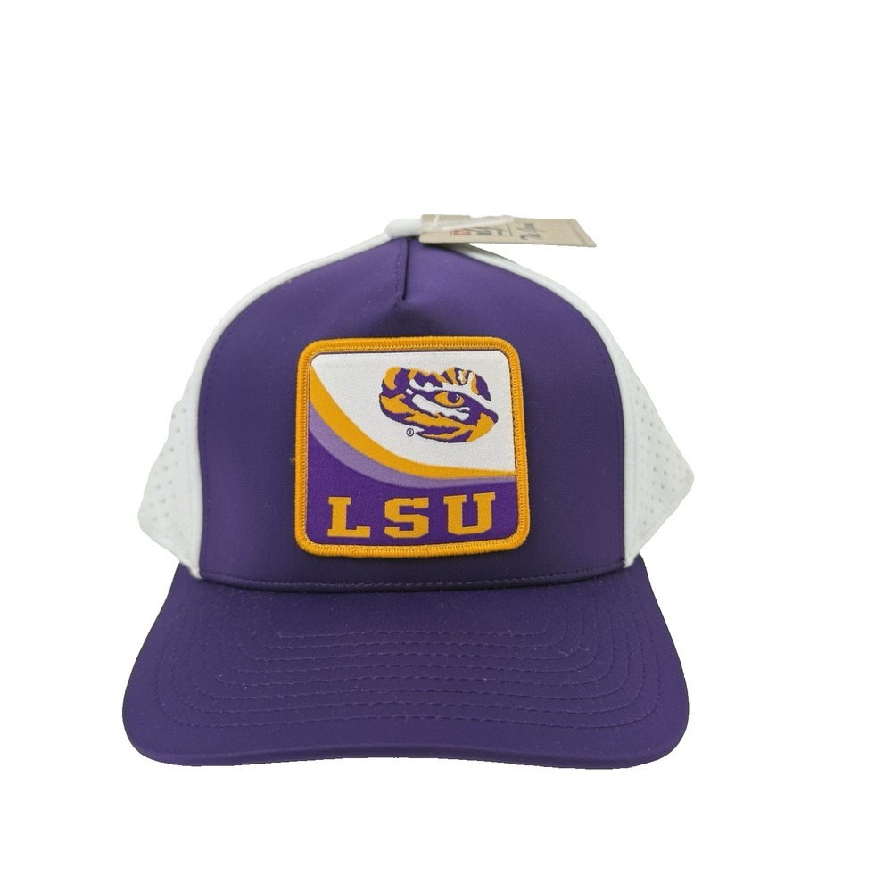 LSU Tigers Louisiana State Hat Purple Trucker Mesh Cap NCAA Sports Football NEW